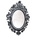 PopDecorei - Espelho Barrock Prata Envelhecida 61x44cm