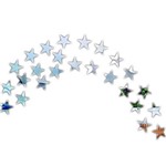 Ficha técnica e caractérísticas do produto Espelho Decorativo Mini Estrelas