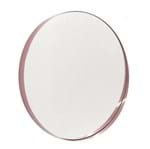 Ficha técnica e caractérísticas do produto Espelho Decorativo Redondo Comfort Zone Rosa 50cm