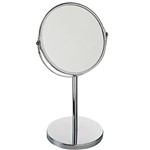 Ficha técnica e caractérísticas do produto Espelho Dupla Face Aumento 8481 Mor