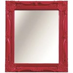 Ficha técnica e caractérísticas do produto Espelho Grande Vermelho
