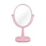 Ficha técnica e caractérísticas do produto Espelho Jacki Design de Bancada Dupla Face - Rosa