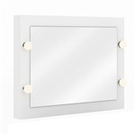 Ficha técnica e caractérísticas do produto Espelho Lisa Branco