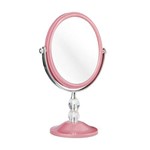 Ficha técnica e caractérísticas do produto Espelho Mesa Dupla Face Make Rosa Awa16126 Jacki Design