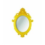 Ficha técnica e caractérísticas do produto Espelho Oval Rococó 54,5cm Amarelo Mart 5033