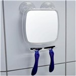 Ficha técnica e caractérísticas do produto Espelho para Banheiro com Ventosas e Apoios - Astra - Transparente