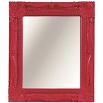 Ficha técnica e caractérísticas do produto Espelho Pequeno Vermelho