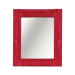 Ficha técnica e caractérísticas do produto Espelho Polaris Vermelho 20x25cm 2959 - Único