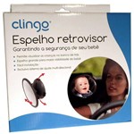 Ficha técnica e caractérísticas do produto Espelho Retrovisor para Bebê Redondo Clingo