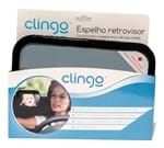 Ficha técnica e caractérísticas do produto Espelho Retrovisor para Carro Retangular Clingo