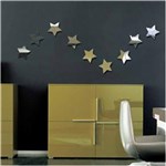 Ficha técnica e caractérísticas do produto Espelhos Decorativos Mini Estrelas