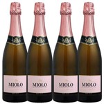 Ficha técnica e caractérísticas do produto Espumante Miolo Cuvée Tradition Brut Rose - 4 Garrafas