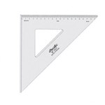 Ficha técnica e caractérísticas do produto Esquadro 45 Graus 32cm com Escala 1532 Trident