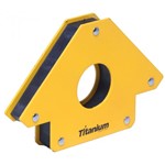 Ficha técnica e caractérísticas do produto Esquadro Magnético 35Kg Titanium do Brasil Amarelo