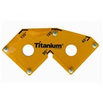 Ficha técnica e caractérísticas do produto Esquadro Magnético Multi Angulo 18Kg Titanium do Brasil Amarelo