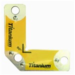 Ficha técnica e caractérísticas do produto Esquadro Magnético Titanium do Brasil Amarelo