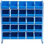 Ficha técnica e caractérísticas do produto Estante com 25 Gavetas Bin - Azul