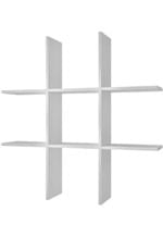 Ficha técnica e caractérísticas do produto Estante Hashtag Closet Branco Bx 121-06