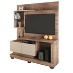 Ficha técnica e caractérísticas do produto Estante Home Linea Brasil Turin para Tv de Até 50 - Naturale/Fendi Wood