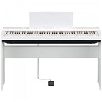 Ficha técnica e caractérísticas do produto Estante P/ Piano L125Wh P125 Branco Yamaha