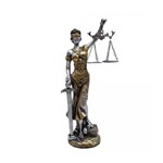 Estatueta Dama da Justiça 33 Cm Enfeite Resina