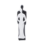 Ficha técnica e caractérísticas do produto Estatueta Figurino Casal 30cm Black And White de Ceramica Prestige - R2037