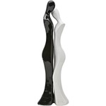 Ficha técnica e caractérísticas do produto Estatueta Figurino de Namorados Cerâmica Preta/Branca 30cm - Prestige