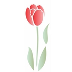 Ficha técnica e caractérísticas do produto Estencil Opa Flor Tulipa Ii 1871 10x30cm