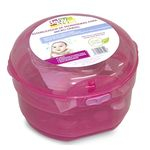 Ficha técnica e caractérísticas do produto Esterilizador De Mamadeiras Para Microondas - Baby Style Rosa