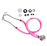 Ficha técnica e caractérísticas do produto Estetoscópio Clínico Medico Rappaport Premium - Rosa