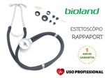 Ficha técnica e caractérísticas do produto Estetoscópio Rappaport Preto ER200 - Bioland