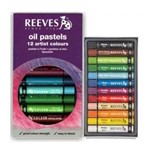 Ficha técnica e caractérísticas do produto Estojo de Giz Pastel Oleoso Escolar Reeves - Oil Pastels 12 Cores