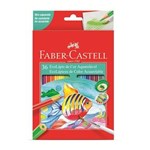 Ficha técnica e caractérísticas do produto Estojo de Lápis de Cor 36 Cores Aquarelável Faber Castell