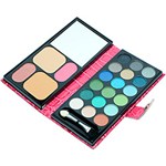 Ficha técnica e caractérísticas do produto Estojo de Maquiagem Star Cosméticos Full Moon com 18 Sombras + 2 Blushes + 2 Pós Compactos