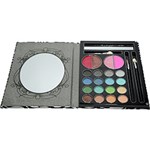 Ficha técnica e caractérísticas do produto Estojo de Maquiagem Zebrado Star Cosméticos Full Moon 16 Sombras +4 Lip Gloss