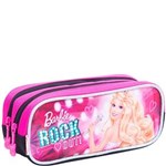 Ficha técnica e caractérísticas do produto Estojo Duplo Barbie Rock N Royals Rosa Sestini