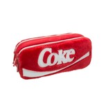Ficha técnica e caractérísticas do produto Estojo Duplo Coca-Cola Plush - Coca-Cola