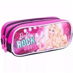 Ficha técnica e caractérísticas do produto Estojo Escolar Barbie Rock Duplo