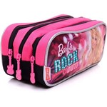 Ficha técnica e caractérísticas do produto Estojo Infantil Sestini 3 Compartimentos Rock N Royals Rosa Barbie
