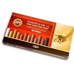 Ficha técnica e caractérísticas do produto Estojo Pastel Seco Toison D'Or Sortido 12 Tons Marrons - Koh-I-Noor
