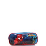 Ficha técnica e caractérísticas do produto Estojo Sestini 2 Divisórias Spiderman Azul