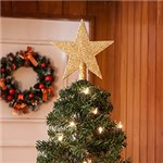Estrela Dourada para Enfeite de Topo de Árvore de Natal 18cm - Orb Christmas
