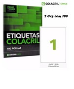 Ficha técnica e caractérísticas do produto Etiqueta Adesiva A4 CA4367 297X210 Colacril 200 Fls