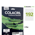 Ficha técnica e caractérísticas do produto Etiqueta Adesiva A5 CA50909 9mm Colacril 36 Fls