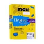 Ficha técnica e caractérísticas do produto Etiqueta Adesiva Maxprint 6183 50,8x101,6mm com 100 Folhas