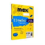 Ficha técnica e caractérísticas do produto Etiqueta Adesiva Maxprint 6184 101,6x84,7mm com 100 Folhas