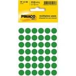 Ficha técnica e caractérísticas do produto Etiqueta Adesiva Redonda Tp-12vd 12mm Verde - Pimaco Pimaco