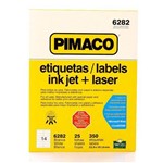 Ficha técnica e caractérísticas do produto Etiqueta Carta Ink Jet 6282 Pimaco 6282
