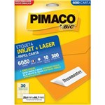 Ficha técnica e caractérísticas do produto Etiqueta Carta Inkjet 6080 Pimaco