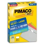 Ficha técnica e caractérísticas do produto Etiqueta Inkjet Laser A4 15X26Mm A4349 Pimaco